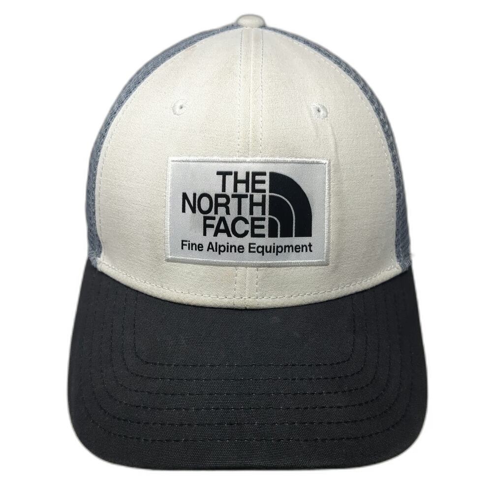 The North Face Trucker Hat White One Size Fine Alpine Equipment Patch Mesh